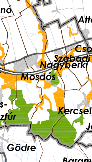 A Somogy Megyei Területrendezési terv Nagyberkit érintő övezetei: A Somogy Megyei Közgyűlés 15/2004.(XII.27.) önk. rendeletével jóváhagyott és 13/2011. (IV.26.