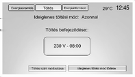 84 Műszerek és kezelőszervek Elektromos áram díjszabás ütemezés megtekintése Nyomja be a Elektromostarifa-terv kiválasztása képernyőn a Nyári időterv megtekint.