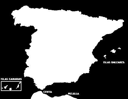 SPANYOLORSZÁG 17 autonóm tartomány