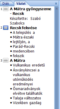 26. ábra A menüszalagon található lapok nem tartalmazzák az összes elérhetı lehetıséget, ezek megtekintéséhez az EGYEBEK gombra kell kattintanunk.