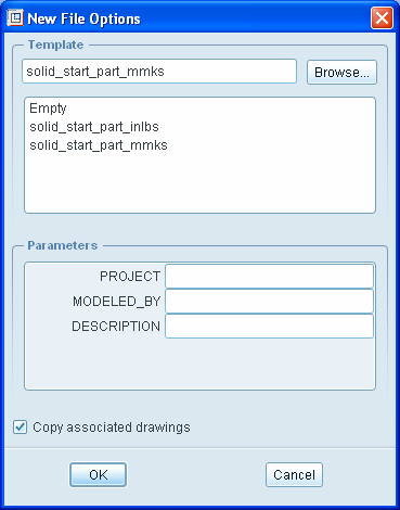 prt Assembly 3D- s összeszerelés modell *.asm Drawing 2D - s mőszaki szakrajz *.drw 1.9.