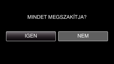 Szerkesztés Összes fájl védelme Védi az összes fájlt A kiválasztáshoz, a kurzor fel/le vagy jobbra/balra mozgatásához nyomja meg a(z) UP/< vagy DOWN/> gombot Összes fájl védettségének törlése Törli