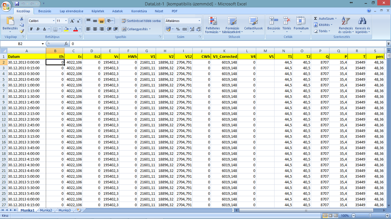 PDF vagy Excel riport is kérhető