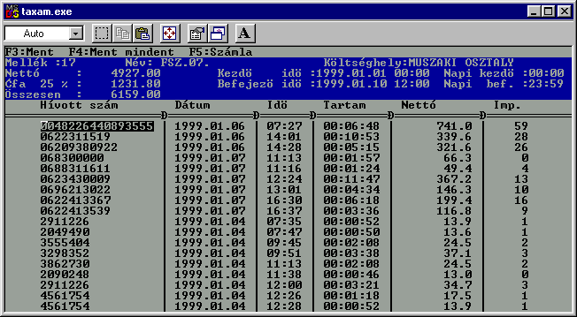 Taxameter V2.