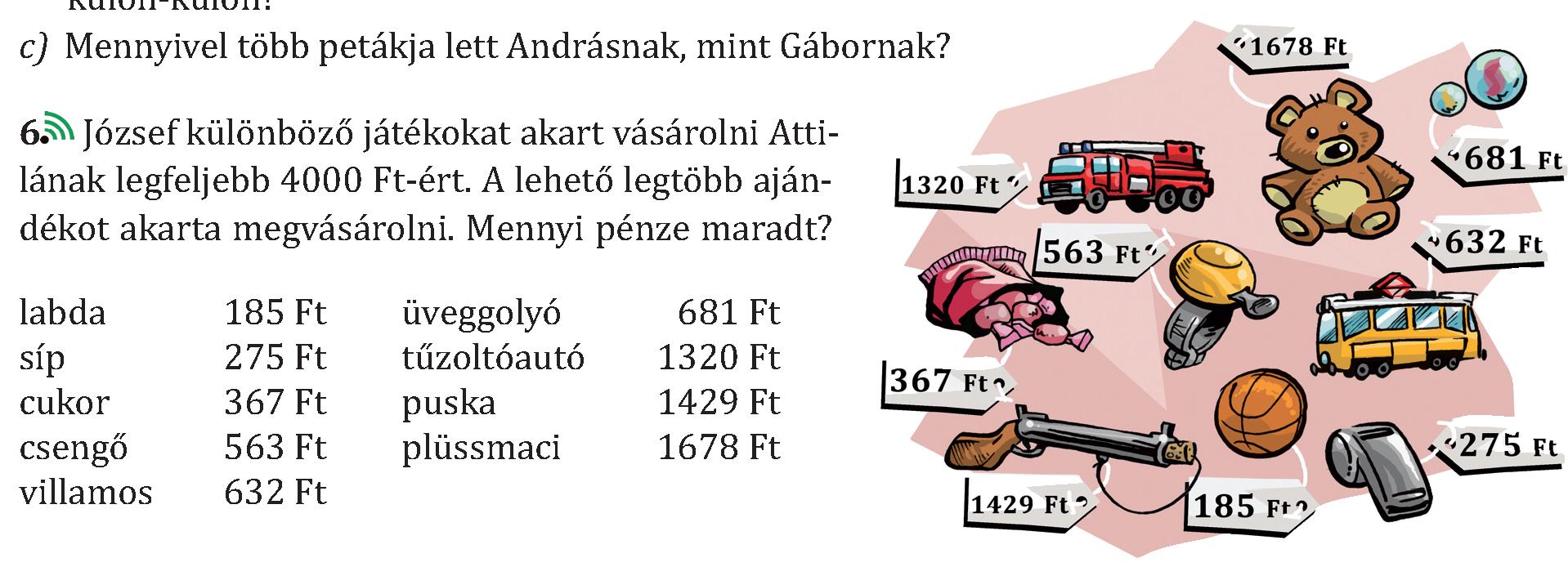 MATEMATIKA: SZÖVEGÉRTÉS (5-6) Számtan