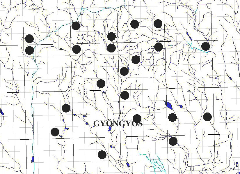 Fol. Hist. Nat. Mus. Matr., Suppl. 3 (2008) 69 1, CSGY, +MAL Mocsáros-völgy: 1987.08.07., 1, TS Nagybátony: 2006.08.30., 1, TS Nyiget: 2008.06.18., 1 3, TS Nyírjes-tó: 2000.06.20., 3 1, TS Sástó: 1974.