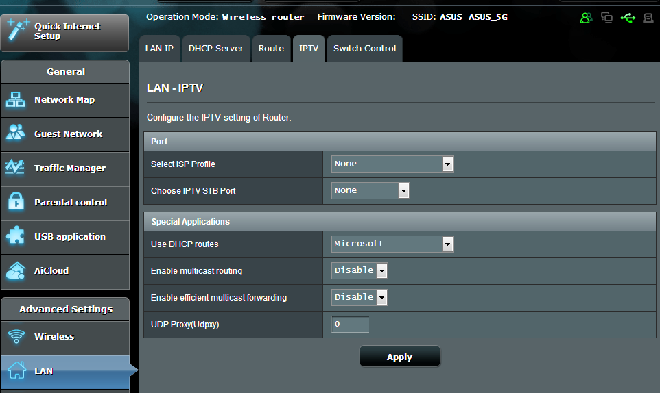 4.2.4 IPTV A vezeték nélküli router támogatja a kapcsolódást IPTV szolgáltatásokhoz internetszolgáltatón vagy helyi hálózaton keresztül.