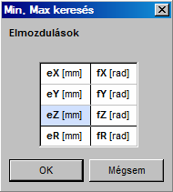 38 AxisVM 10 Eredmény ábrázolási paraméterek Aktiváljuk az Eredményábrázolási paraméterek funkciót, majd a megjelenı ablakban klikkeljünk az Érték felírás Csomópontra és Vonalra melletti fehér mezıbe.