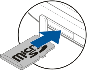 12 Kezdő lépések A memóriakártya behelyezése vagy eltávolítása Ehhez a típusú készülékhez kizárólag a Nokia által jóváhagyott kompatibilis memóriakártyát használjunk.