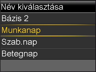 Az új bázisséma hozzáadásához: 1. Lépjen a Bázisséma beállítása képernyőre. Menü > Inzulinbeállítások > Bázisséma beállítása A Bázisséma beállítása képernyő megjelenik.