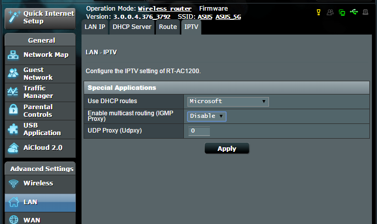 4.2.4 IPTV A vezeték nélküli router támogatja a kapcsolódást IPTV szolgáltatásokhoz internetszolgáltatón vagy helyi hálózaton keresztül.