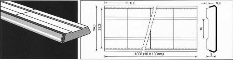 P1500/03 Cikkszám zín lak ivitel Hossz (mm) 2150003000