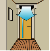 Légcsatornázható modell duct 238mm 198mm Cseppvíz szivattyú - Álmennyezet fölötti/parapet