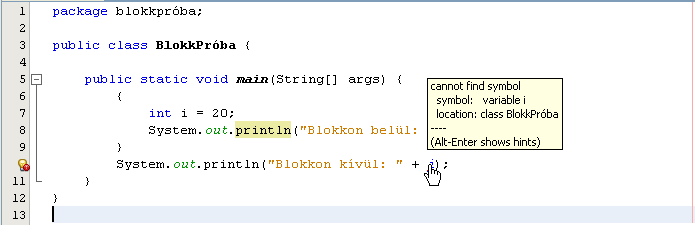 Objektumorientált programozás II. 117 A programozási nyelvekben a változók (tárterületek) egyik alapvető tulajdonsága az élettartam.