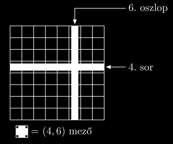 Sakk Output A programodnak a bemeneti adatokhoz tartozó összes megoldást elő kell állítania. A megoldásokat 1-től kezdődően, egyesével haladva sorszámoznod kell.