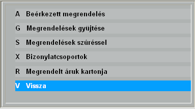 11. Megrendelés 11.1. Megrendelés felvétele (O) Az Üzlet+ program tartalmaz egy megrendeléseket nyilvántartó alrendszert.