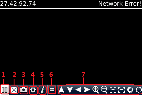 Mobile Viewer s Access Instruction Picture 18 Picture 19 Picture 20 Picture 21 Blackberry phone viewer program kezelése 1