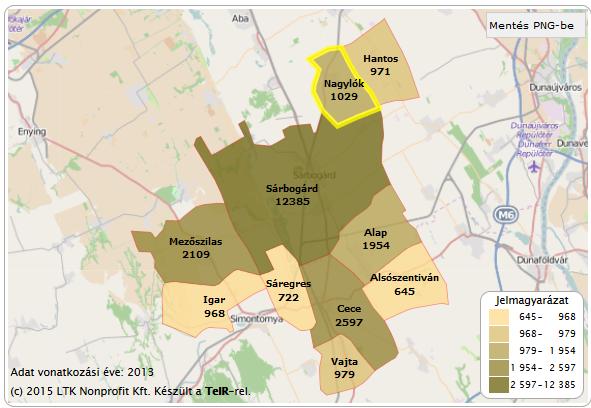 hu) Nagylók Népsűrűség 1 km2-re a lakónépesség vonatkozásában, 2011 (fő/km2) 33,3 Népsűrűség 1 km2-re az állandó népesség vonatkozásában, 2011 (fő/km2) 34,4 A férfi népesség száma, 2011 (fő) 516, A