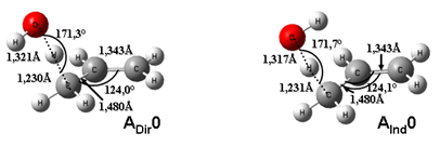 Kvantumkémiai alkalmazások 4.20. ábra A reaktáns molekulák, illetve a képződő van der Waals komplex (R) geometriája CCSD/6-31G(d) szinten.