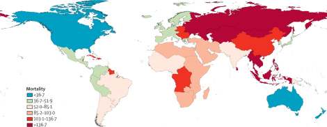 Age-standardised stroke mortality per 00000 people for 200 Valery L Feigin, Mohammad H Forouzanfar, Rita Krishnamurthi, George A