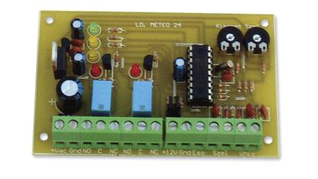 O v e r g a t e C o n t r o l s y s t e m KIT-LD.METEO24 WIND AND RAIN SENSOR WITH CONTROL UNIT / SZÉL ESÔ ÉRZÉKELÔ KÖZPONT K I T - L D.