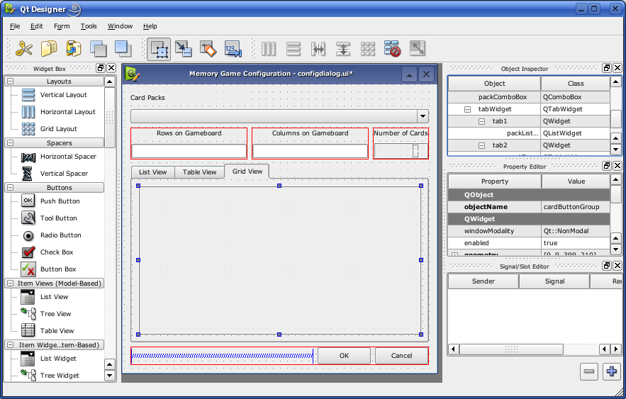 config configdialog.