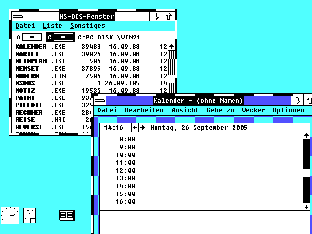 Windows történet 1987 Windows 2.