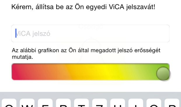 ViCA mobiltoken regisztrálása A ViCA-t a banktól kell igényelni, és az első használat előtt az alábbi lépésekkel