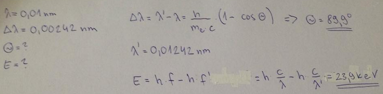 Λ =Compton hullámhossz = 2,43 * 10 12 Δ = 2Λ sin 2 Θ 2 Ebbe behelyettesítve szintén kb E = h * f = h * c = 1, 98 * 10 14 J Θ = 90 o jön ki nekem. 10. Számítsuk ki a Bohr modell alapján, hogy mekkora az n = 5 és n = 1 energiaszintek közötti átmenet során kisugárzott fény frekvenciája!