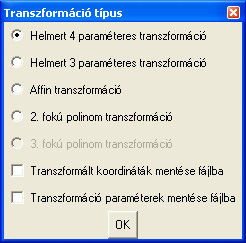 Koordináta transzformáció Transzformáljuk a test1 állomány helyi koordináta rendszerben lévő pontjait EOV rendszerbe.