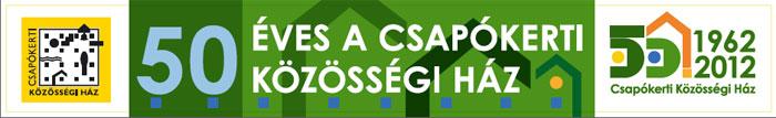 4. kép: A Megállapodás Készülődés egy újabb 50 éves évfordulóra 50 éves a Csapókerti Közösségi Ház Idén 50 éve, hogy széles társadalmi összefogással, sok-sok környékbeli ember kétkezi munkájával