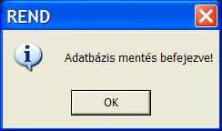 2. oldal Hogyan mentsük adatainkat? pont. Célszerű a mentés fájlt esetleg CD-re írva időszakonként archiválni!