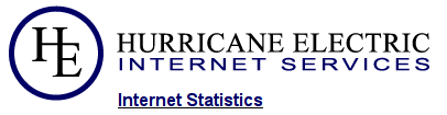 HE Internet Services A Hurricane Electric nevű ISP által fenntartott