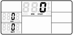 Ezzel a gombbal kiválaszthatja programokat és csökkentheti az értékeket a paraméterek beállítása közben - idő (TIME), magasság (HEIGHT), súly (WEIGHT), távolság (DISTANCE), kalória (CALORIES),