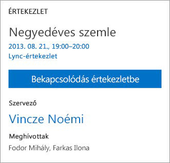 A Lync 2013 alkalmazás használata a munkatársaival való kapcsolat fenntartásához Ha szervezete Lyncet használ, a Lync 2013 alkalmazást használhatja Windows Phone-telefonján, és többféleképpen