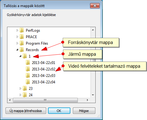 4. Az adatbázisok használata A következő részben megismerkedhet az adatbázisokba mentett felvételek keresésével és felhasználásával. 4.1.