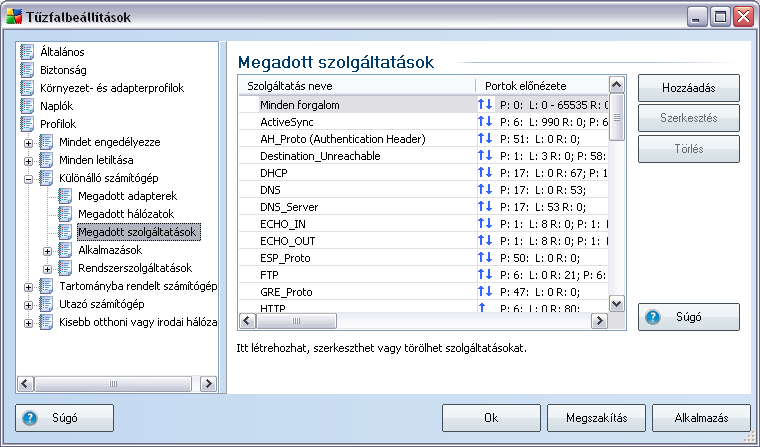 meghatározhatja a hálózatot egy IP-cím tartomány vagy maszk megadásával.