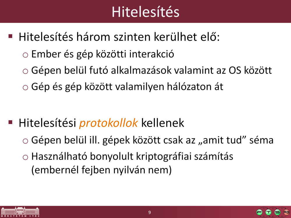 Operációs rendszer esetén protokollnak tekinthető az API, a folyamatok azonosítása, hozzátartozó engedélyeinek kezelése.