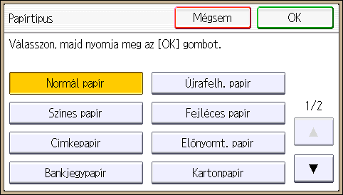 Papír betöltése a kézi adagolóba A nyomtatáshoz általában a hőálló fólia csak egyik oldala használható. A lapokat nyomtatási oldallal lefele töltse be.