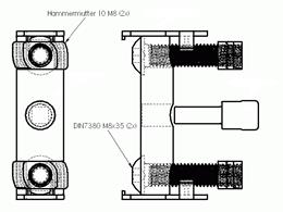 CSAVAROK, CSATLAKOZÓK Csatlakozó készlet 10 45 komplett Anyag: PA, ST horganyzott Méret (mm): 42x16,75x11,5 Tömeg Kg/Készlet: 0,107 Cikkszám: b10-bolt-t-45-cap Csatlakozó készlet 10 60 Méret (mm):
