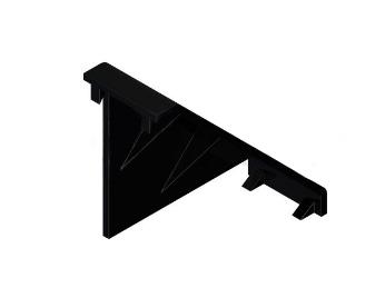 PA-GF fekete Méret: 107 x 35 x 56 Tömeg: 0,028 Kg Cikkszám: b10-80x40-wcap Zárókupak