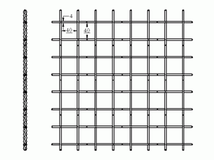 RÁCS Rács 30x30x3 ST fekete Anyag: ST, műanyaggal bevont Méret (mm): 3000 x 1810 Tömeg Kg/m²: 4,85 Cikkszám: u-w-30x30x3-b Rács 30x30x3 ST horganyzott Méret (mm): 3000 x 1810 Tömeg Kg/m²: 4,85