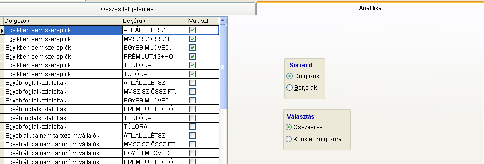 Meg kell adni az időszeletet, amire a statisztikát össze kell állítani (havi statisztikánál ez egy hónap, az éves statisztikánál 1-12. Majd az gomb következik.