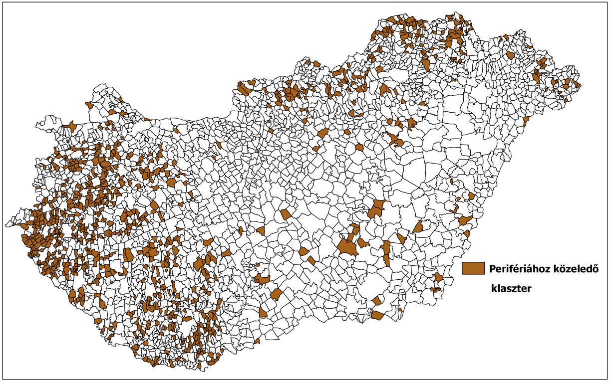 csalóka lehet, hiszen a grafikus megjelenítés nem tükrözi a tényt, hogy minden negyedik település e kategóriába tartozik.