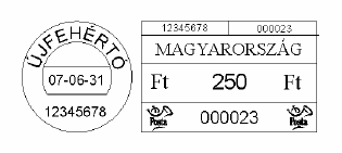 bérmentesítési jegy (IPH: Integrált Postahálózati Rendszer, a felvevő munkahelyeket (is) támogató számítógépes rendszer.
