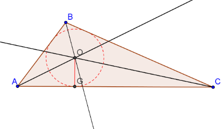 Tétel: A háromszög oldalfelező merőlegesei egy pontban metszik egymást. Ez a pont a háromszög köré írt kör középpontja. Tétel: A háromszög szögfelezői egy pontban metszik egymást.
