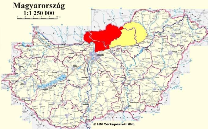 KSP fertőzött terület Magyarországon
