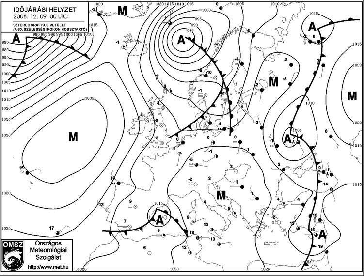 39. ábra: Országos Meteorológiai Szolgálat által