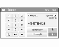 Telefon 55 A csengőhang módosítása Nyomja meg a ; gombot, majd válassza a(z) Beállítások képernyő gombot.