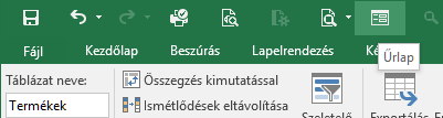 TÁBLÁZATOK ÉS KIMUTATÁSOK 23 nem szerepel a mezőnév) esetben a teljes listát ki kell jelölni a további munkához. A listák táblázatok kezelésén módosítottak az Excel 2007-től.